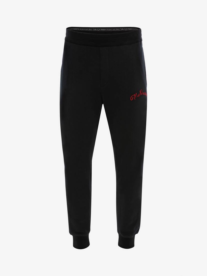 Pantalones Alexander McQueen Sweat Hombre - Negros/Multicolor - Mexico 984-IVWETO